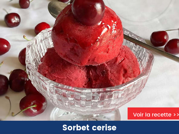 Sorbet à la cerise